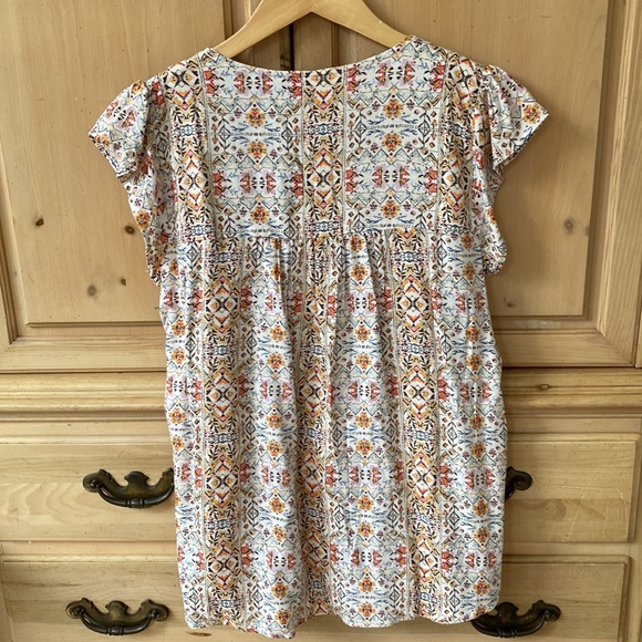 NWT Savanna Jane Flutter Sleeve Embroidered Blouse - Small - Picture 5 of 8